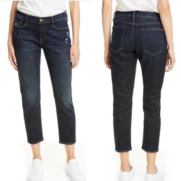 FRAME Le Garçon Crop Jeans Covant Size 26 - Picture 1 of 8